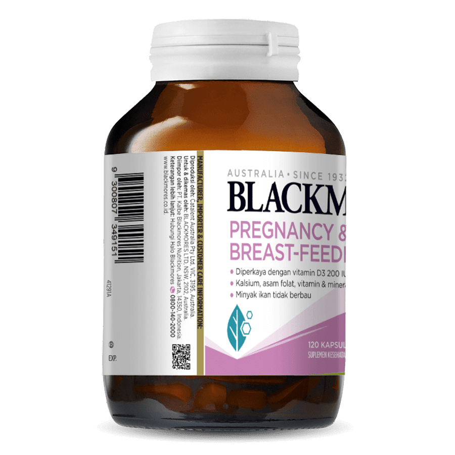 Vitamin tổng hợp cho mẹ bầu và cho con bú Blackmores Pregnancy & Breast-Feeding Gold của Úc 120 viên - Image 3