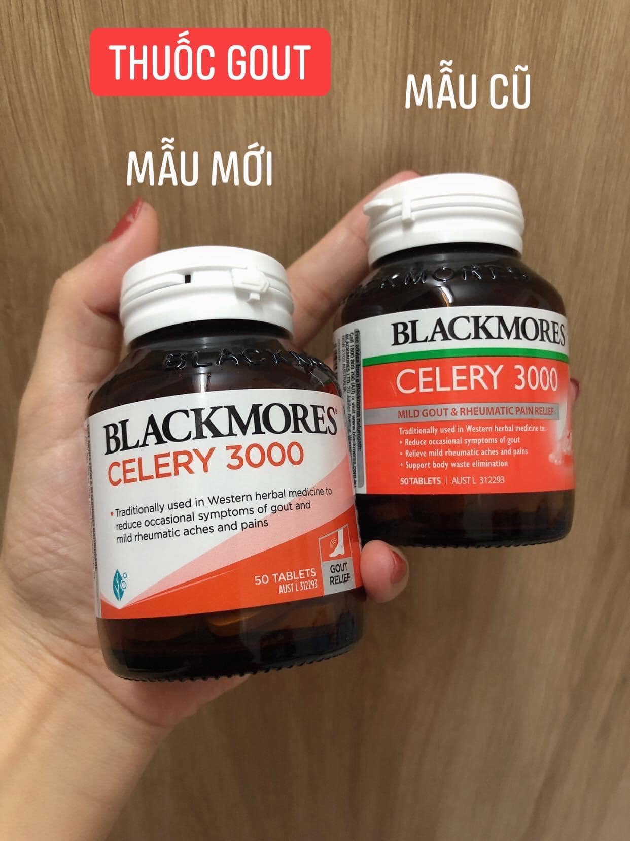 Viên uống hỗ trợ cải thiện gout Blackmores Celery 3000 của Úc 50 viên - Image 3