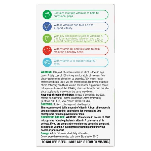 Vitamin tổng hợp cho người trên 50 tuổi Centrum Advance 50+ của Úc 100 viên - Image 4