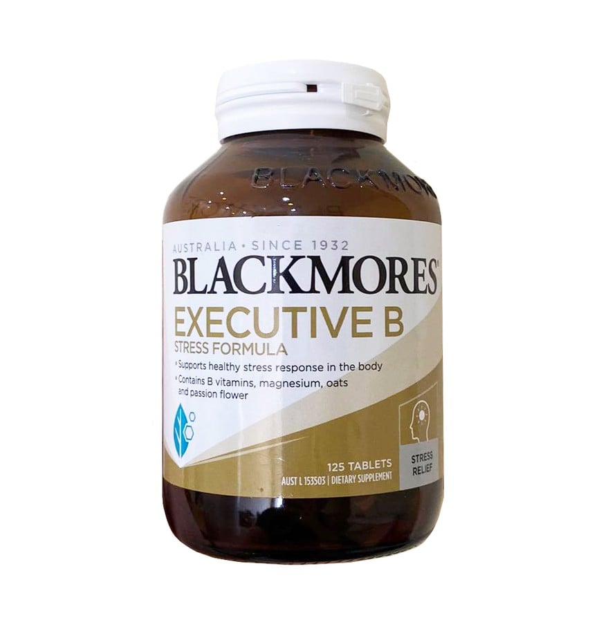 Viên uống hỗ trợ giảm stress Blackmores Executive B Stress Formula của Úc 125 viên - Image 4