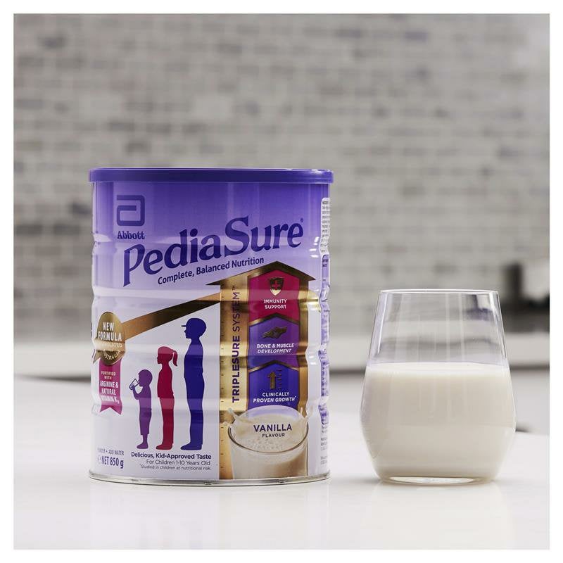 Sữa cho trẻ từ 1-10 tuổi Abbott PediaSure Vị VANI của Úc hộp 850g - Image 5