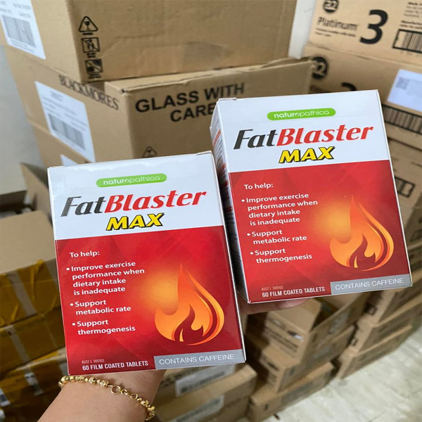Viên uống hỗ trợ giảm cân Naturopathica FatBlaster Max của Úc 60 viên - Image 2