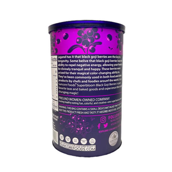 Hắc kỷ tử Mỹ Suncore Food Black Goji Berries hộp 454g - Image 4