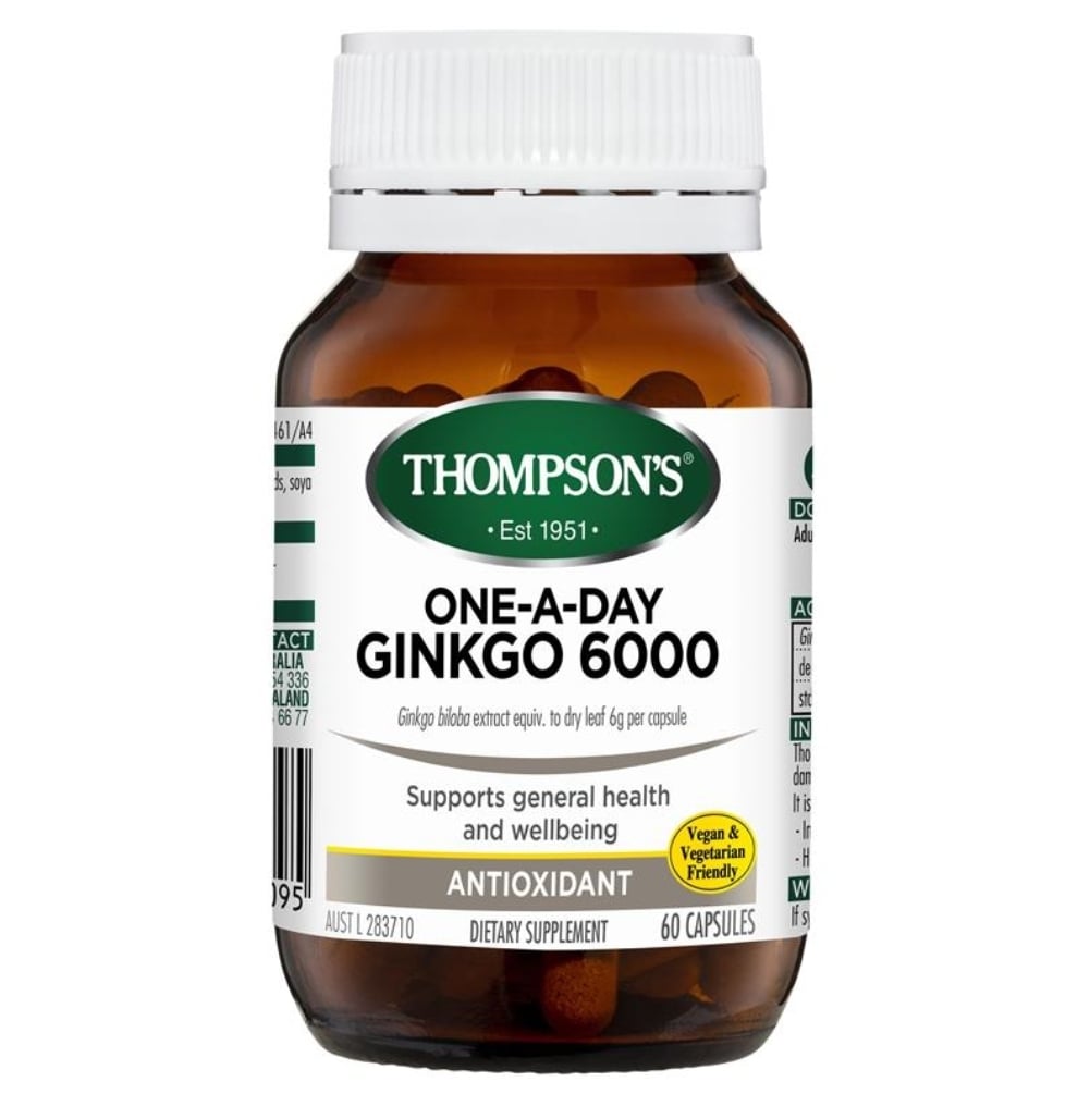 Viên Uống Bổ Não Thompson's One A Day Ginkgo 6000mg 60 viên - Image 4