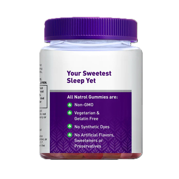 Kẹo dẻo vị dâu hỗ trợ ngủ ngon Natrol Melatonin 10mg Sleep của Mỹ 90 viên - Image 5