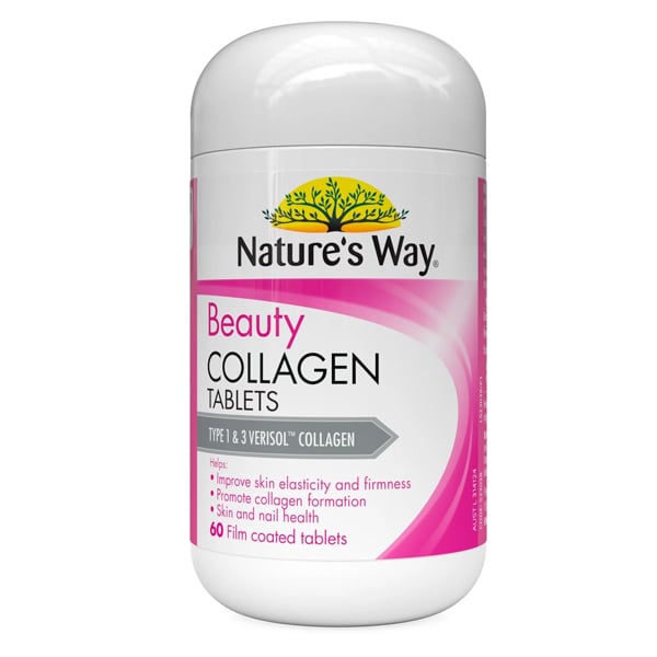 Viên uống hỗ trợ đẹp da Nature's Way Beauty Collagen Tablet của Úc 60 viên - Image 2