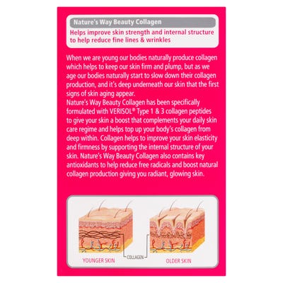 Viên uống hỗ trợ đẹp da Nature's Way Beauty Collagen Tablet của Úc 60 viên - Image 3