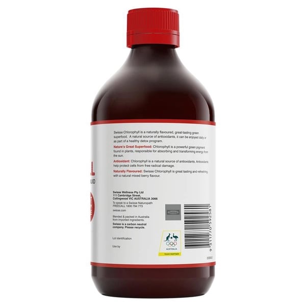 Nước diệp lục vị dâu Swisse Chlorophyll Mixed Berry của Úc 500ml - Image 3