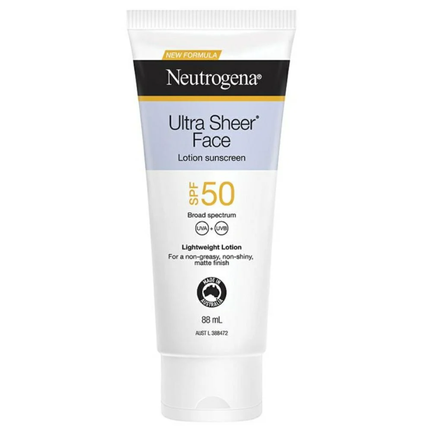 Kem chống nắng cho da mặt Neutrogena Ultra Sheer Face Lotion Sunscreen SPF 50+ 88ml