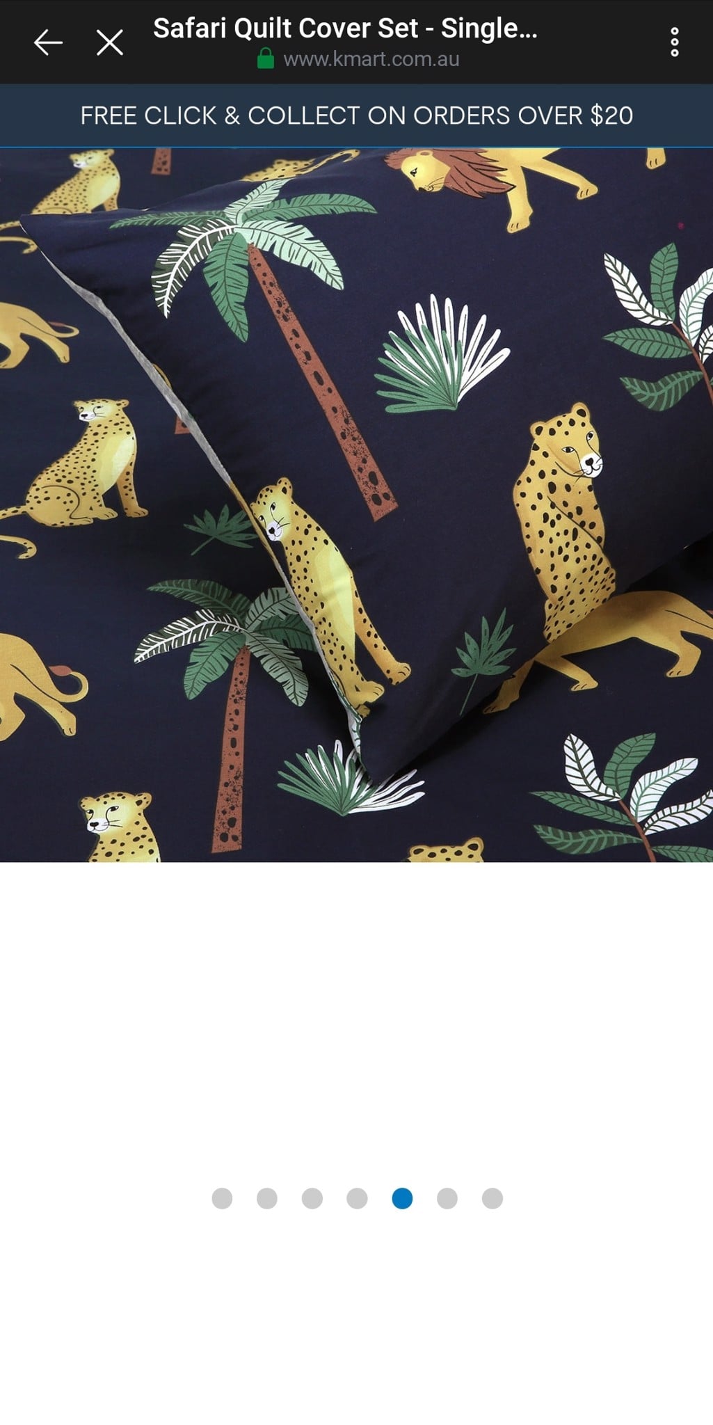 Bộ vỏ chăn gối cho trẻ Safari - Image 5