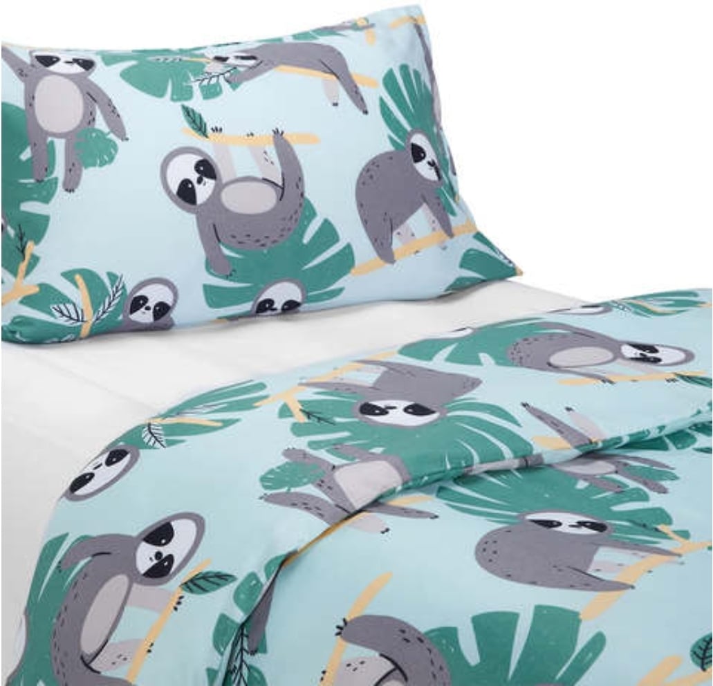Bộ vỏ chăn gối cho trẻ Sloth leaf