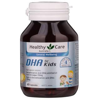 Viên uống DHA Healthy Care Kids High Strength DHA cho trẻ từ 4 tháng tuổi của Úc 60 viên - Image 5