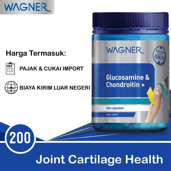 Viên uống bổ sụn khớp Wagner Glucosamine & Chondroitin của Úc 200 viên - Image 3