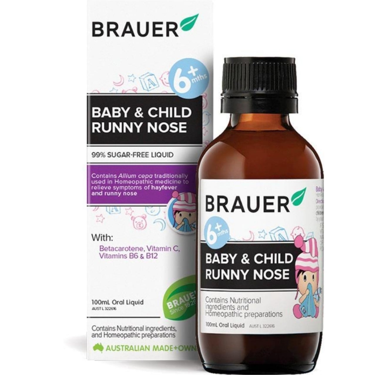 Brauer Baby & Child Runny Nose - Siro Trị Sổ Mũi Cho Bé 100 ml - Image 2