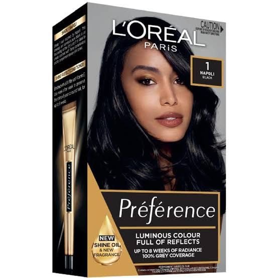 Thuốc nhuộm dưỡng tóc L'Oreal Preference 1 Napoli Black