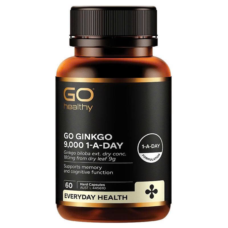 Go Healthy - Bổ Não Ginkgo 9000 Lọ 60 Viên