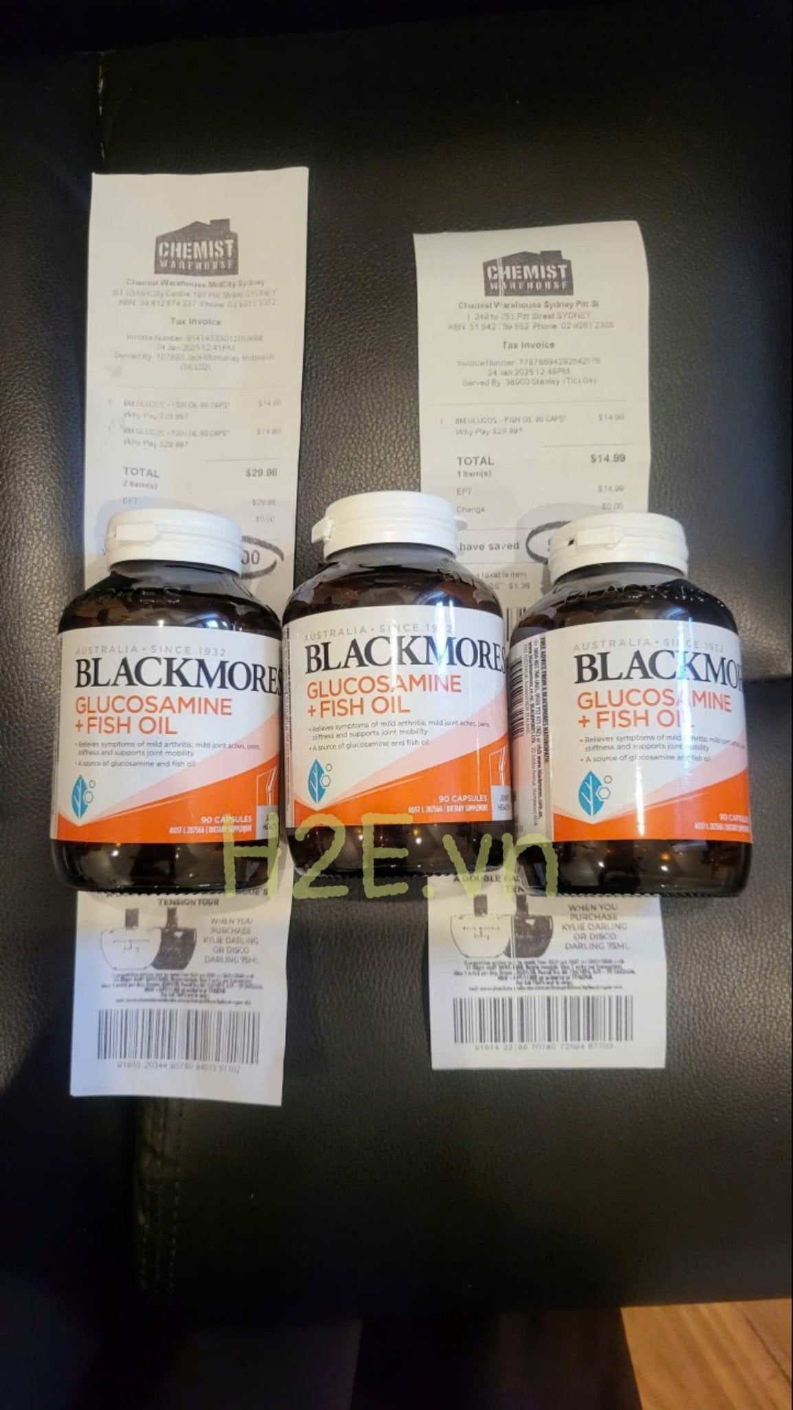 Viên uống hỗ trợ bổ khớp và dầu cá Blackmores Glucosamine + Fish Oil của Úc 90 viên - Image 5
