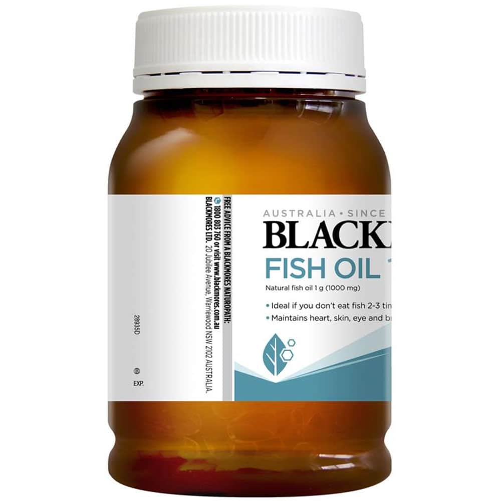 Viên uống dầu cá tự nhiên Blackmores Fish Oil 1000mg của Úc 200 viên - Image 4