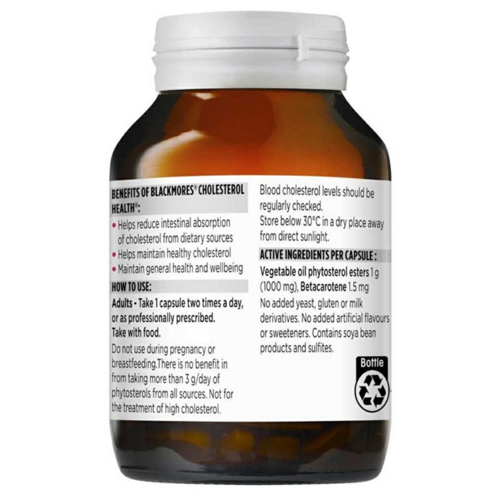 Viên Uống Blackmores Cholesterol Health Hỗ Trợ Giảm Mỡ Máu của Úc 60 viên - Image 3