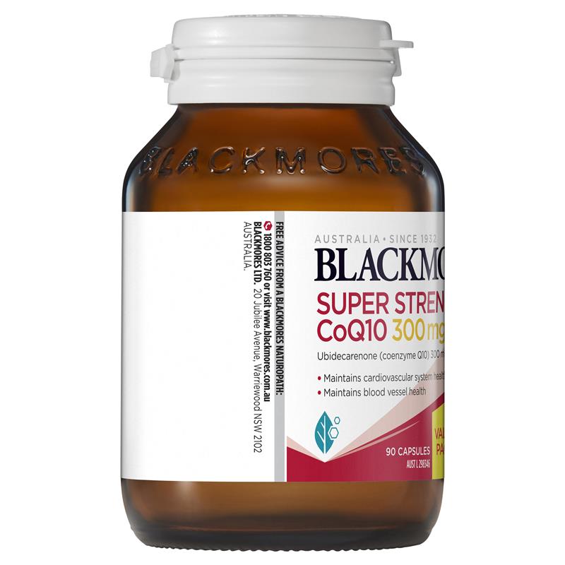Viên uống hỗ trợ tim mạch Blackmores Super Strength CoQ10 300mg của Úc 90 viên - Image 3