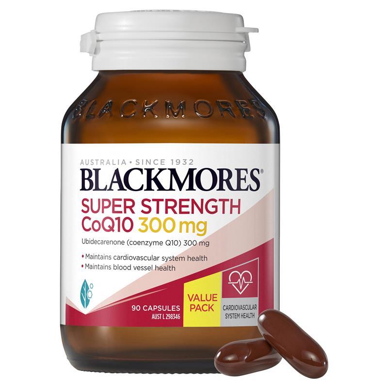 Viên uống hỗ trợ tim mạch Blackmores Super Strength CoQ10 300mg của Úc 90 viên - Image 2