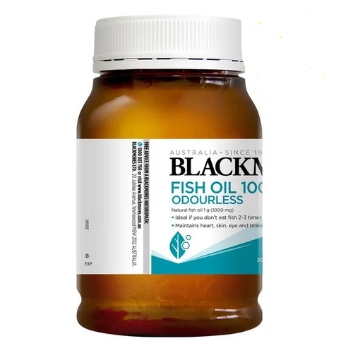Dầu cá không mùi Blackmores Fish Oil 1000 Odourless của Úc 200 viên - Image 5