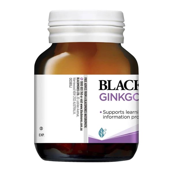 Hoạt huyết dưỡng não Blackmores Ginkgo Brahmi của Úc 40 viên - Image 4