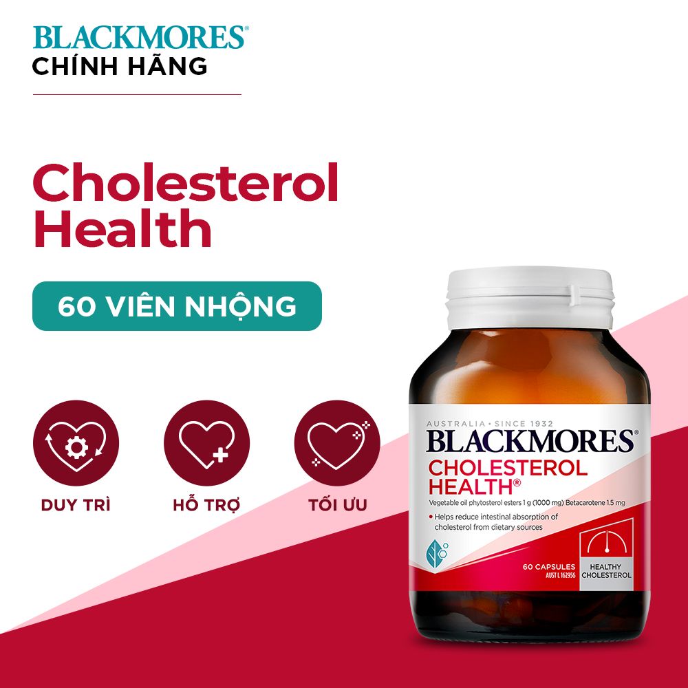 Viên Uống Blackmores Cholesterol Health Hỗ Trợ Giảm Mỡ Máu của Úc 60 viên - Image 5