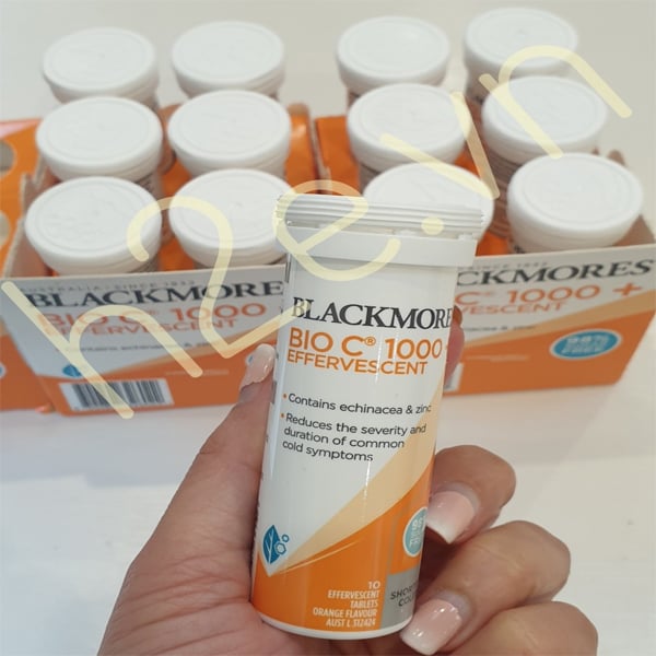 Viên sủi hỗ trợ tăng đề kháng Blackmores Bio C 1000 + Effervescent của Úc lọ 10 viên - Image 4