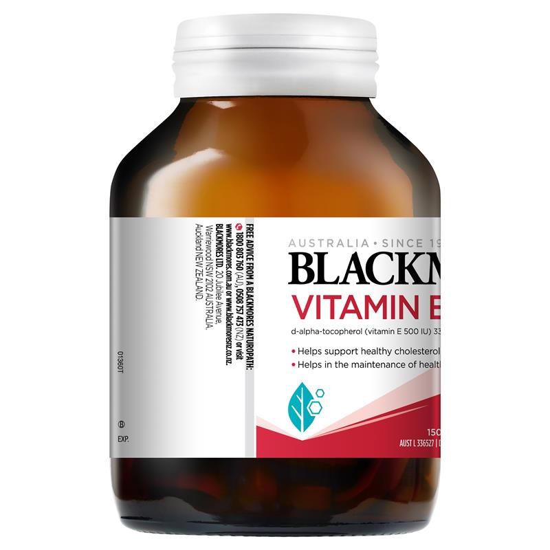 Viên uống bổ sung vitamin E tự nhiên Blackmores Vitamin E 500IU của Úc 150 viên - Image 2