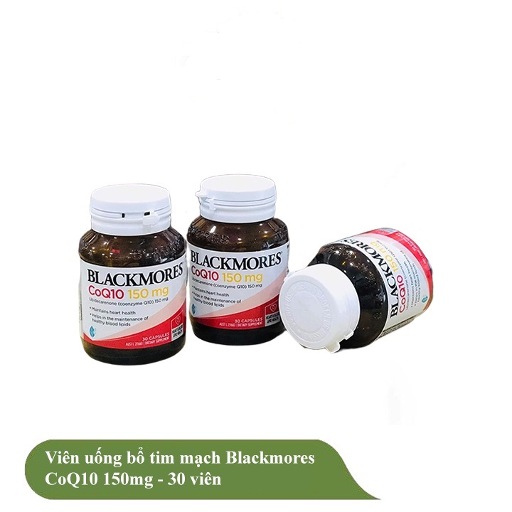 Viên uống hỗ trợ hệ tim mạch Blackmores CoQ10 150mg của Úc 30 viên - Image 2