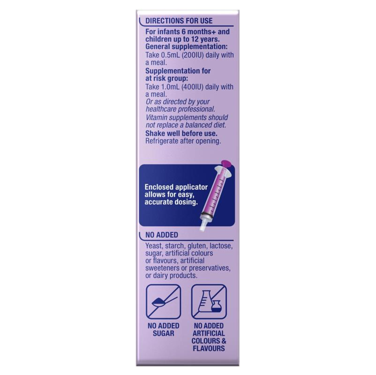 Vitamin D3 dạng nước cho bé từ 6 tháng tuổi Ostelin Kids Vitamin D3 Liquid của Úc 20ml - Image 4