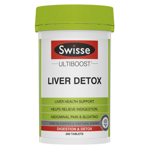 Viên uống hỗ trợ thải độc gan Swisse Ultiboost Liver Detox của Úc 200 viên - Image 2