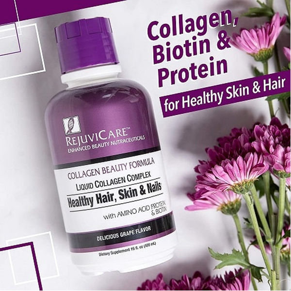 Collagen nước hỗ trợ đẹp da, móng, tóc RejuviCare Collagen Beauty Formula Liquid của Mỹ 480ml - Image 4