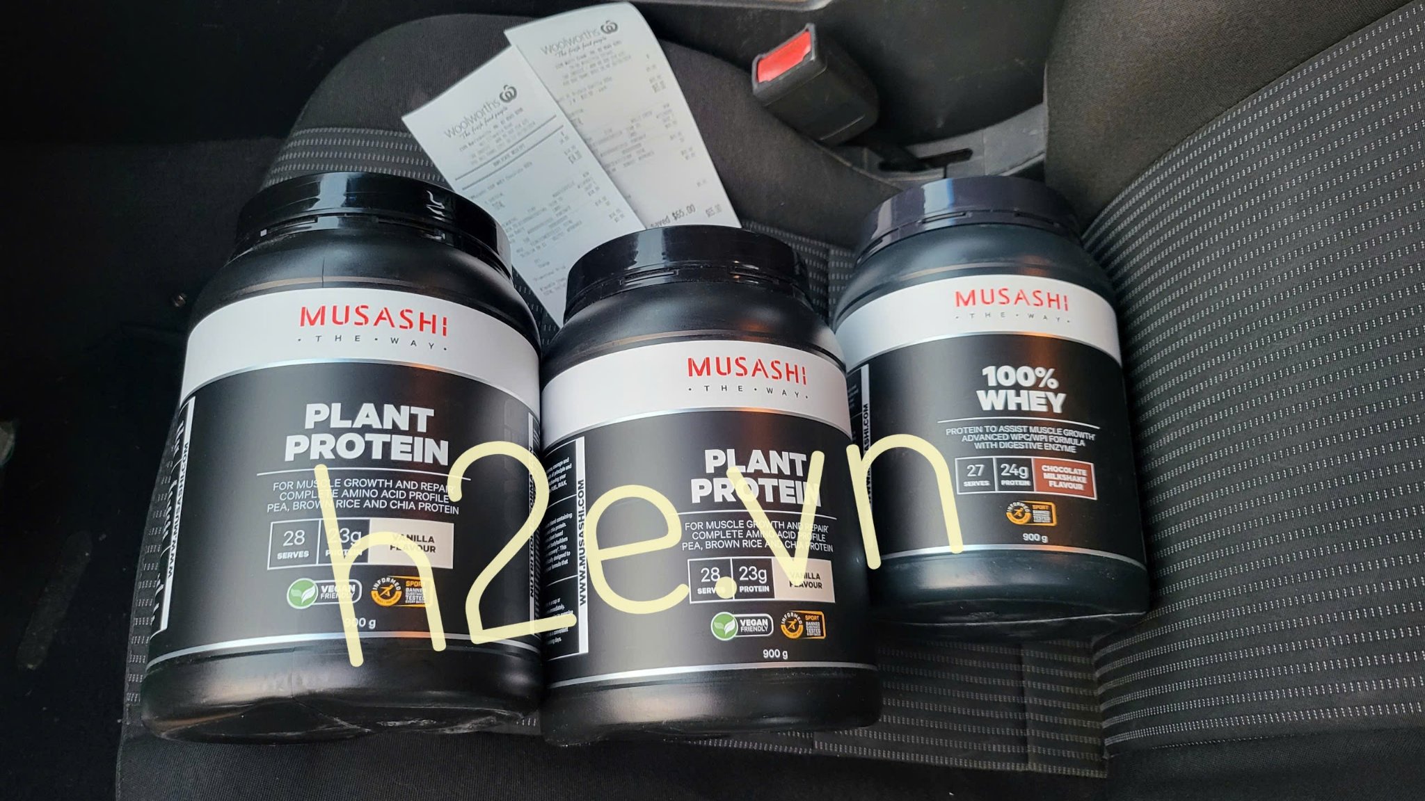 Bột Protein Musashi Plant Protein thực vật Vị VANI lọ 900g - Image 4