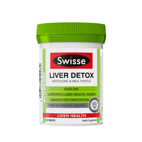 Viên uống hỗ trợ thải độc gan Swisse Ultiboost Liver Detox của Úc 60 viên - Image 4