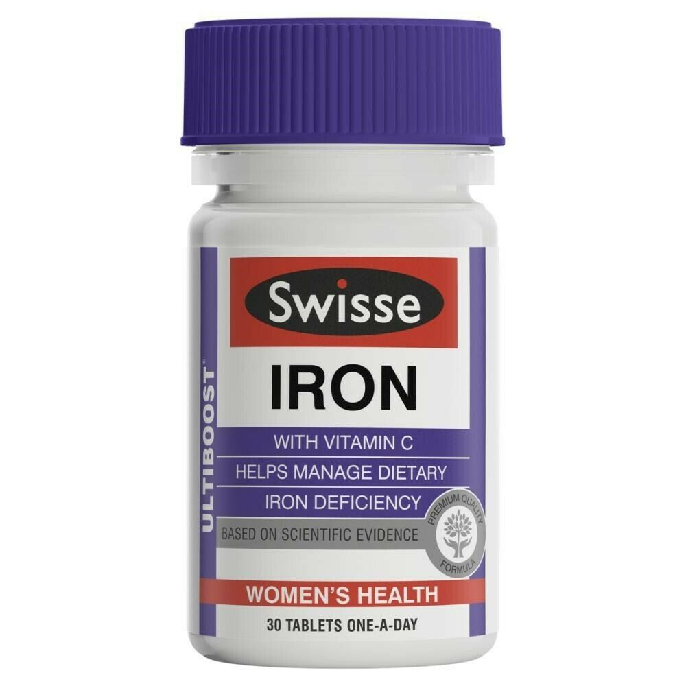 Viên uống hỗ trợ bổ sung sắt Swisse Ultiboost Iron của Úc 30 viên - Image 4