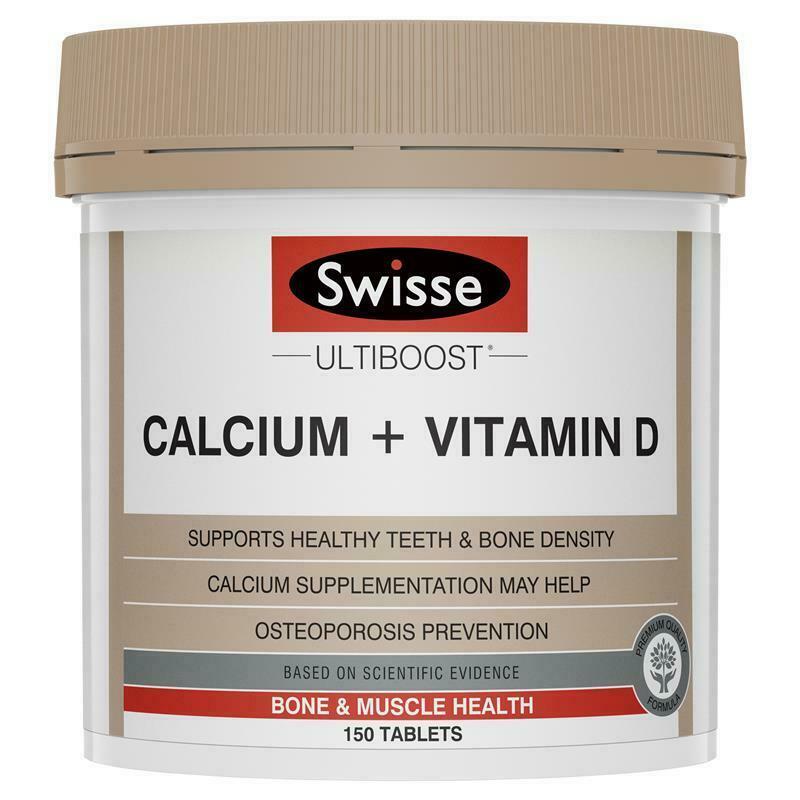 Viên Uống Bổ Sung Canxi + Vitamin D Swisse Calcium + Vitamin D Lọ 150 viên - Image 2