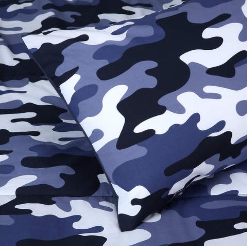 Bộ chăn bông trần và vỏ gối cho trẻ Camo - Image 4