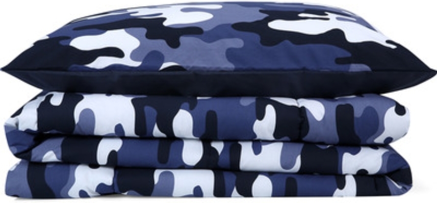 Bộ chăn bông trần và vỏ gối cho trẻ Camo - Image 5