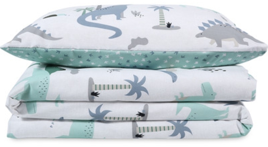 Bộ vỏ chăn gối cho trẻ Dino Jungle Reversible - Image 5