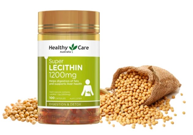 Viên uống mầm đậu nành Healthy Care super lecithin 1200mg của Úc 100 viên - Image 3