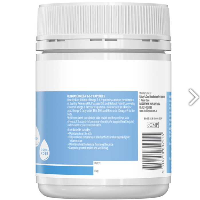 Healthy Care Omega 3-6-9 - Viên Uống Bổ Sung Omega 3-6-9 200 Viên - Image 4