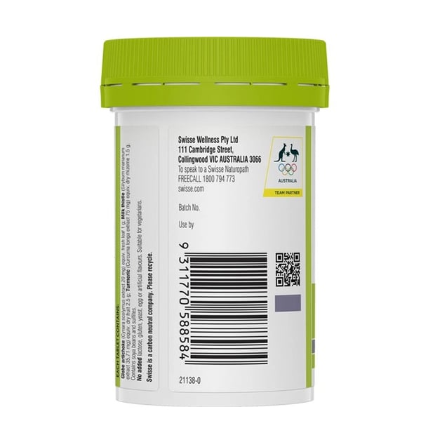 Viên uống hỗ trợ thải độc gan Swisse Ultiboost Liver Detox của Úc 60 viên - Image 2