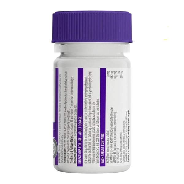 Viên uống hỗ trợ bổ sung sắt Swisse Ultiboost Iron của Úc 30 viên - Image 2