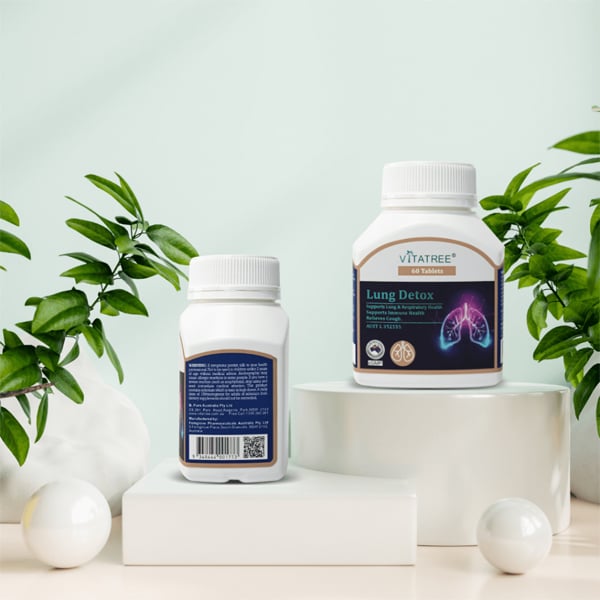Viên uống hỗ trợ thải độc phổi Vitatree Lung Detox của Úc 60 viên - Image 5