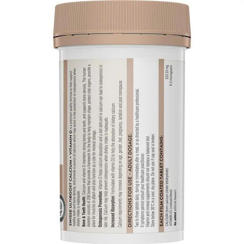 Viên Uống Bổ Sung Canxi + Vitamin D Swisse Calcium + Vitamin D Lọ 150 viên - Image 4